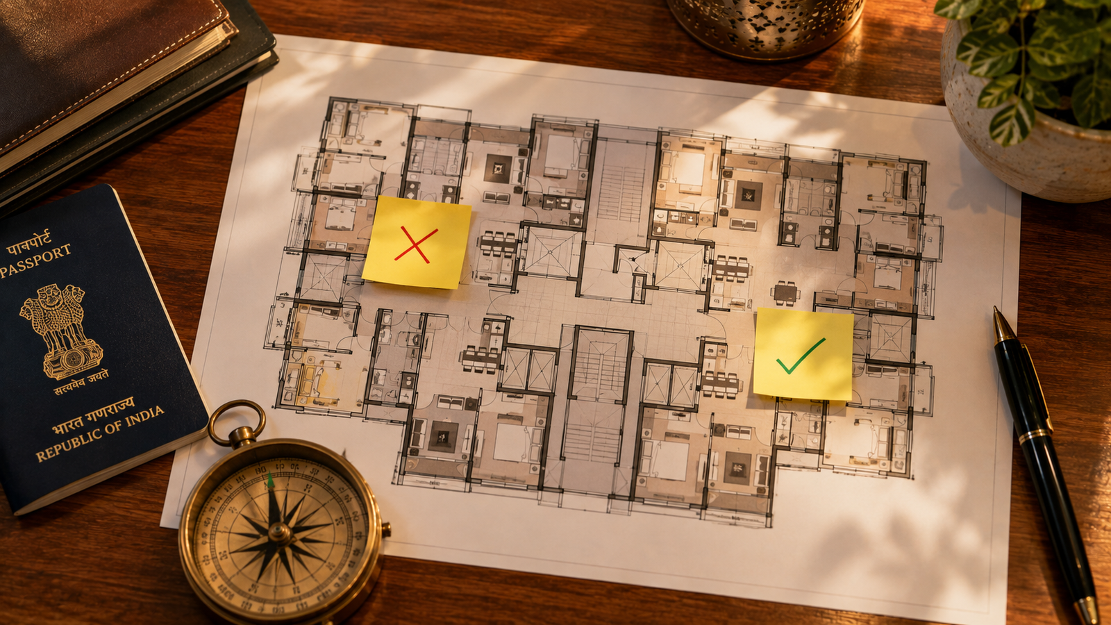 Comparing units on builder floor plate for Vastu compliance