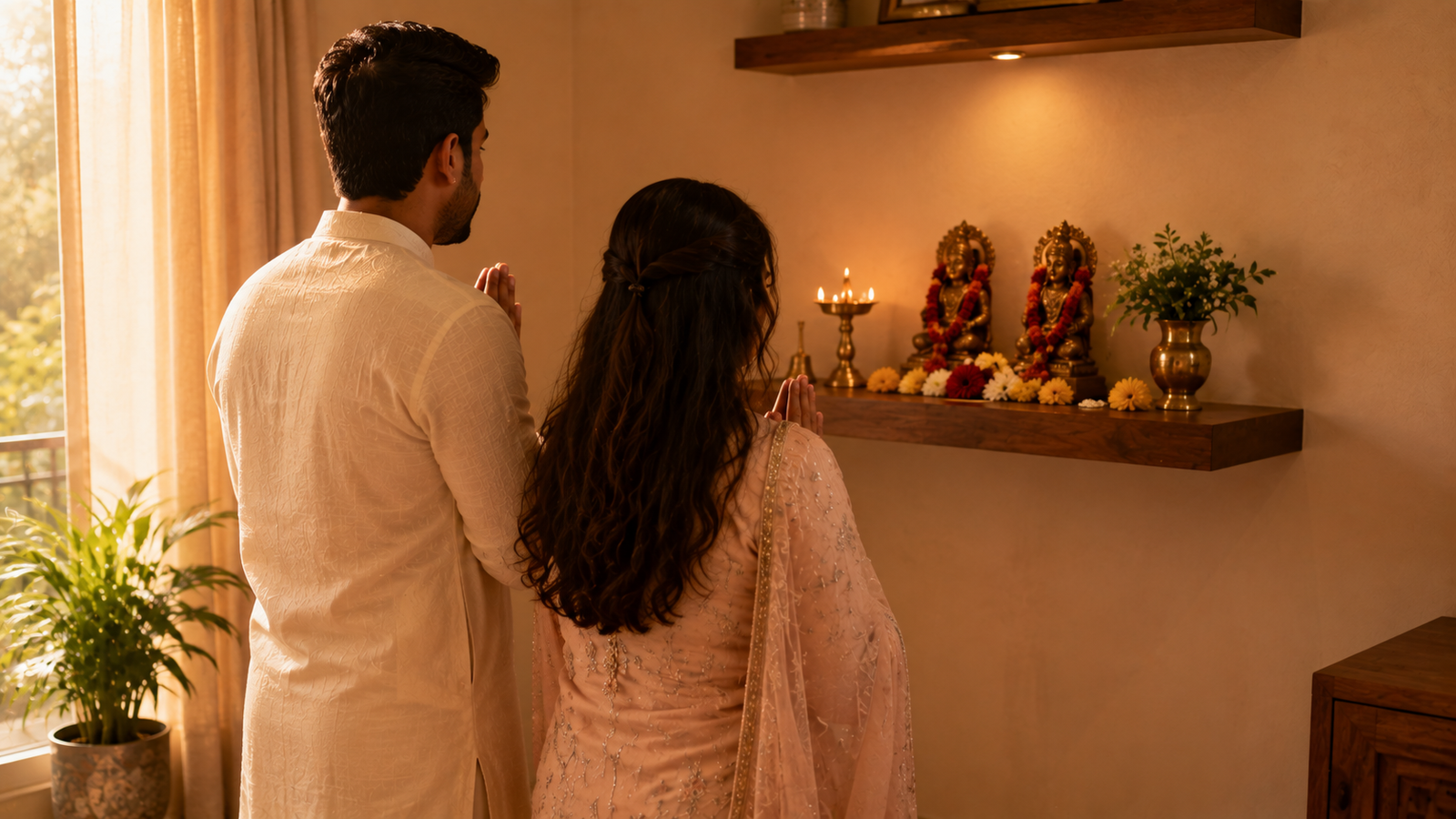 Placing couple photo in South-West relationship corner per Vastu